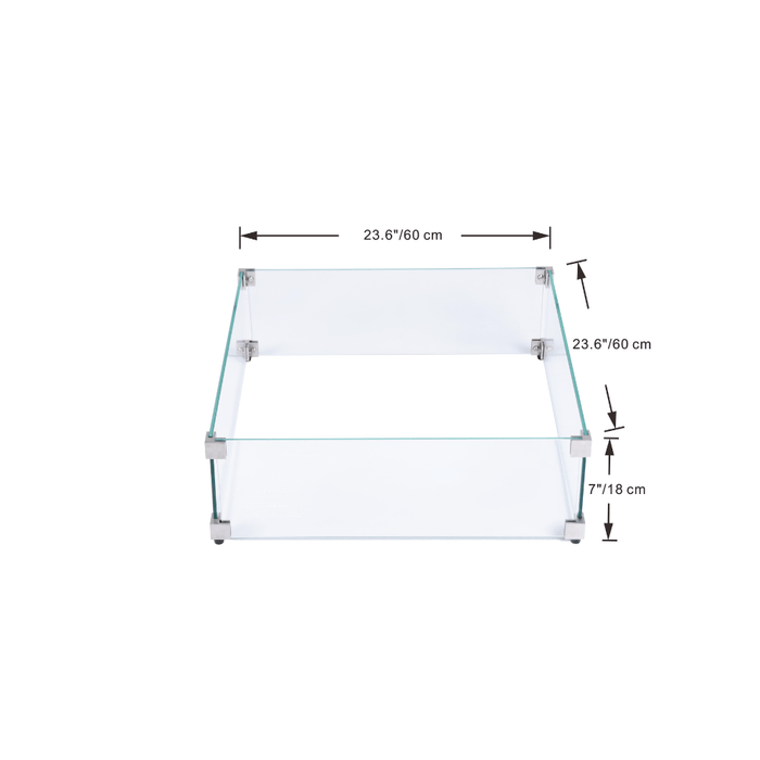 Elementi Plus Square Wind Screen OFG411/413/ 416/419-WS