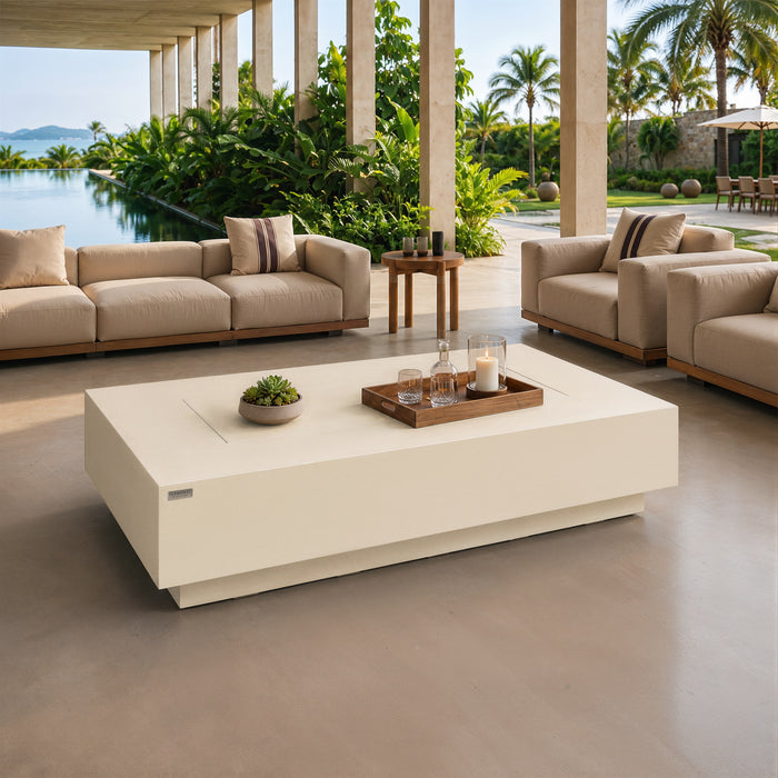 Elementi Ravello 100K BTU Rectangle Fire Pit