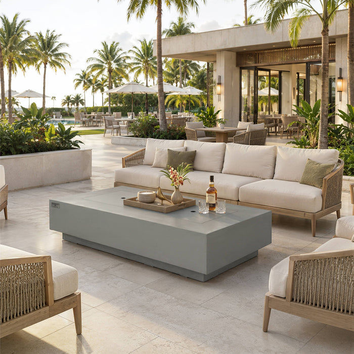 Elementi Ravello 100K BTU Rectangle Fire Pit