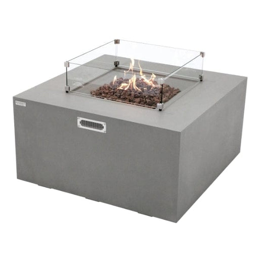 Elementi Rocky 43" Square Fire Table With Hidden Tank