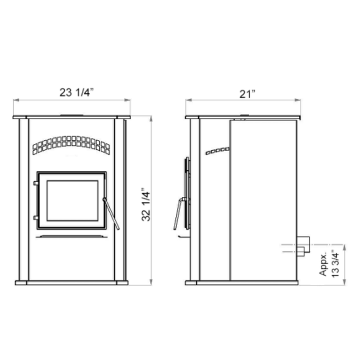 Englander 25-CAB80 Pellet Stove