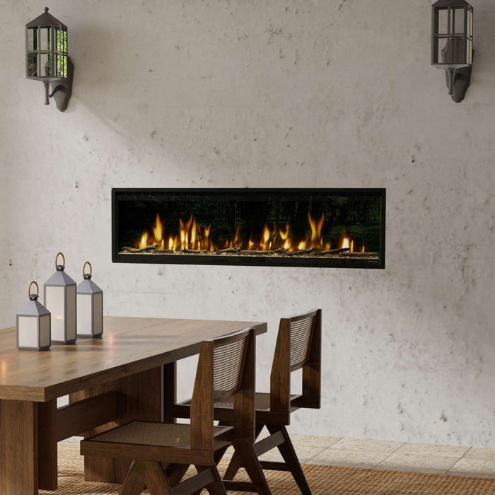 Dimplex Ignite Evolve installed in a covered outdoor space