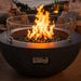 Flame Havens Refuge 28" x 7" Round Tempered Glass Wind Guard