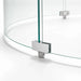 Flame Havens Refuge 28" x 7" Round Tempered Glass Wind Guard