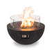 Flame Havens Refuge 36" Round Natural Gas Fire Pit, 15" Low Profile