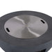 Flame Havens Refuge 36" Round Natural Gas Fire Pit, 15" Low Profile