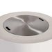 Flame Havens Refuge 36" Round Propane Fire Pit, 24" Tall, Tank Drawer