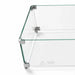 Flame Havens Refuge 36" x 14" x 7" Tempered Glass Wind Guard