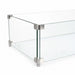 Flame Havens Refuge 36" x 14" x 7" Tempered Glass Wind Guard