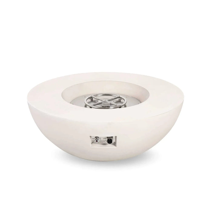 Flame Havens Refuge 43" Round Natural Gas Fire Pit, 15" Low Profile