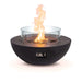 Flame Havens Refuge 43" Round Natural Gas Fire Pit, 15" Low Profile