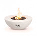 Flame Havens Refuge 43" Round Natural Gas Fire Pit, 15" Low Profile