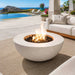 Flame Havens Refuge 43" Round Natural Gas Fire Pit, 15" Low Profile