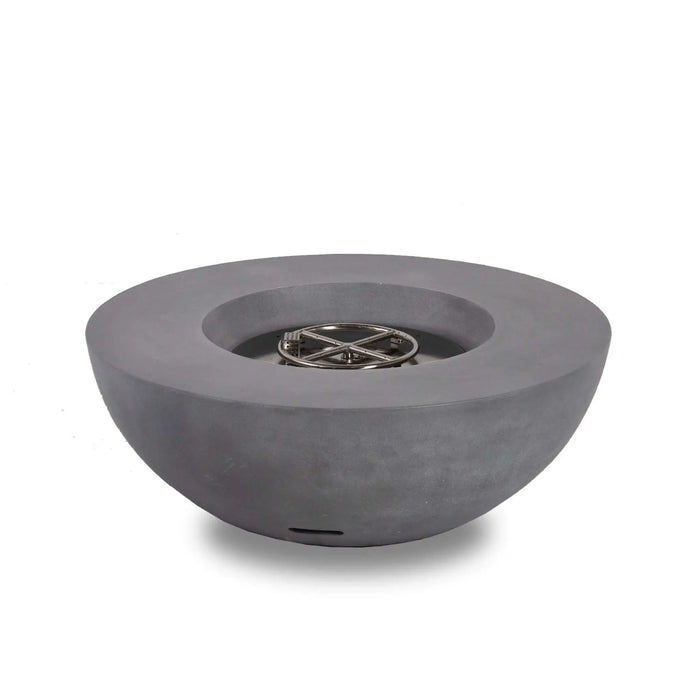 Flame Havens Refuge 43" Round Natural Gas Fire Pit, 15" Low Profile
