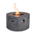 Flame Havens Refuge 43" Round Propane Fire Pit, 24" Tall, Tank Drawer