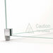 Flame Havens Refuge 48" x 14" x 7" Tempered Glass Wind Guard