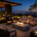 Flame Havens Refuge 56" x 30" Natural Gas Fire Pit, 15" Low Profile