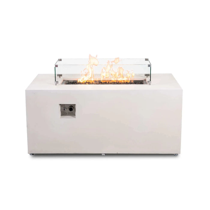 Flame Havens Refuge 56" x 30" Propane Fire Pit, 24" Tall, Tank Drawer