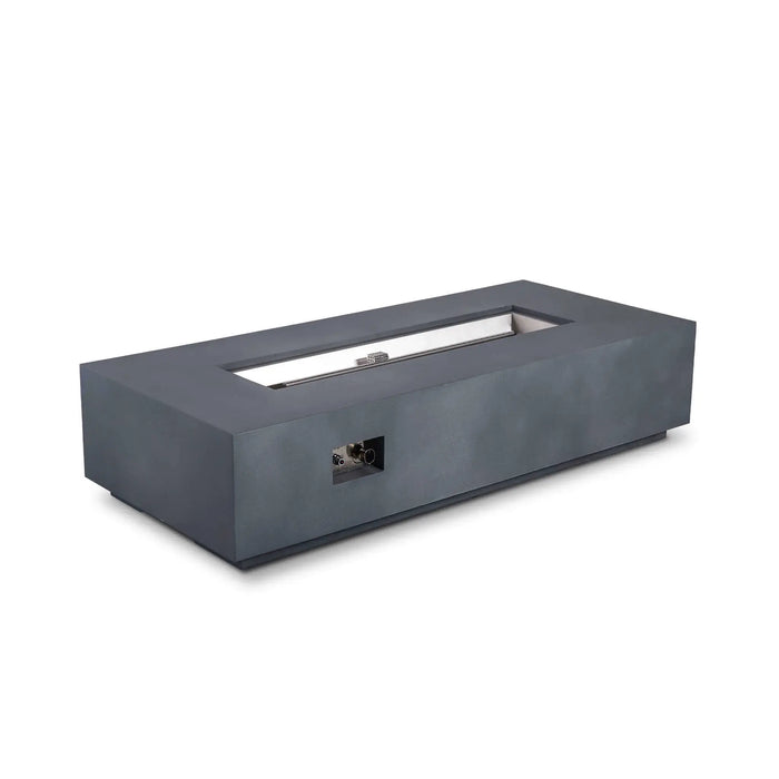 Flame Havens Refuge 68" x 30" Natural Gas Fire Pit, 15" Low Profile
