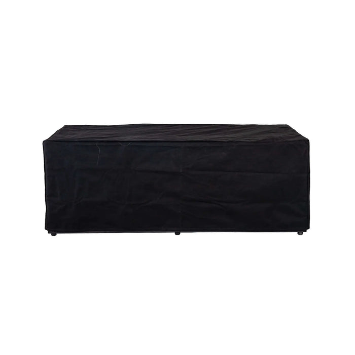 Flame Havens Refuge 68" x 30" Propane Fire Pit, 24" Tall, Tank Drawer