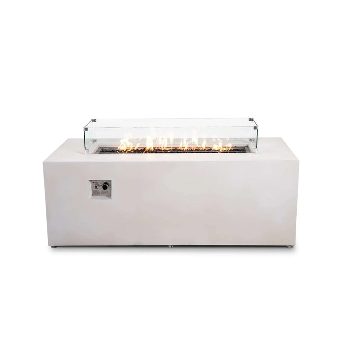 Flame Havens Refuge 68" x 30" Propane Fire Pit, 24" Tall, Tank Drawer