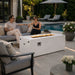Flame Havens Refuge 68" x 30" Propane Fire Pit, 24" Tall, Tank Drawer