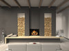 Grand Canyon Arizona Weathered Oak Charred 2-Burner Gas Log Burner System