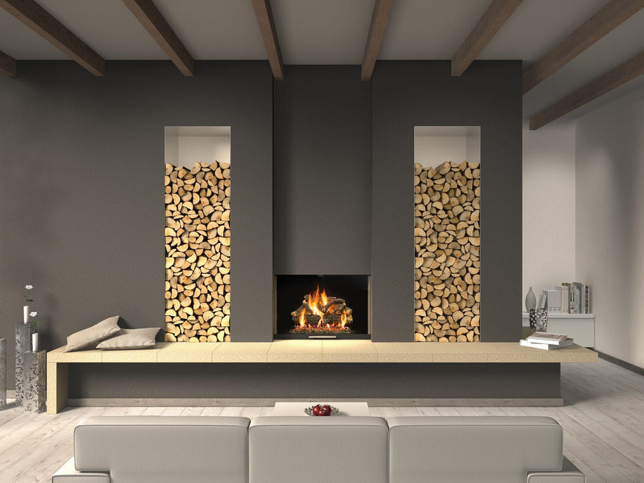 Grand Canyon Arizona Weathered Oak Charred Log Set — 2/3-Burner Compatible