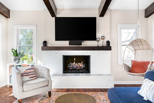 Grand Canyon Lava Burner w/ GlowFire Logs — Natural Gas, On/Off Control