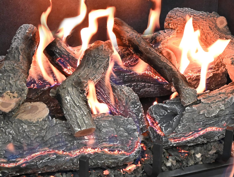 Grand Canyon Lava Burner w/ GlowFire Logs — On/Off Control