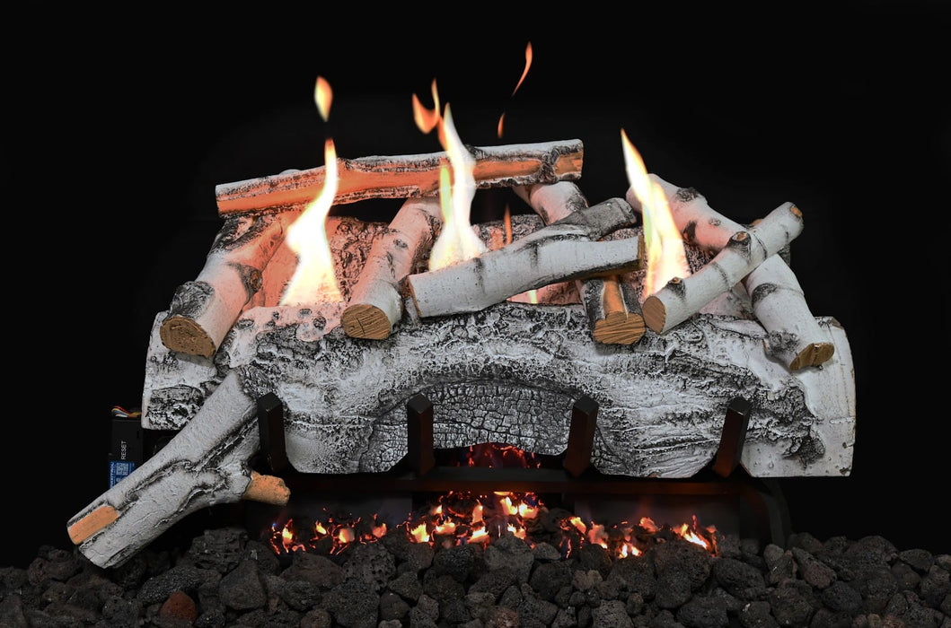 Grand Canyon Vulcan Vent-Free Aspen Birch Burner System