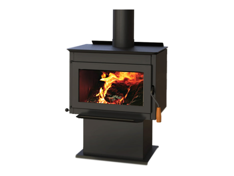 Iron Strike Tahoma 1600 Wood Stove on pedestal base