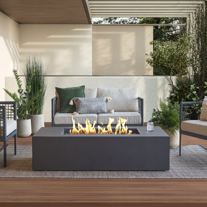Jensen Co Coden 58" Low Rectangle Fire Table