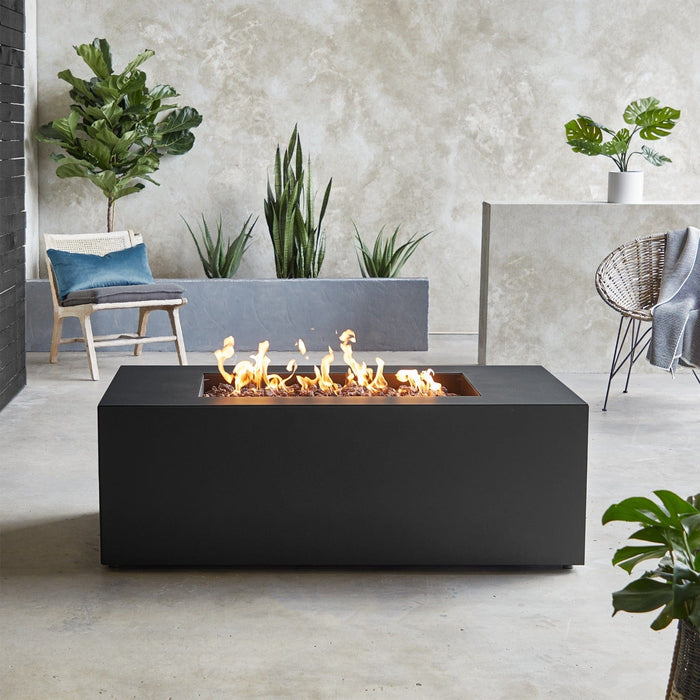 Jensen Co Coden 58" Rectangle Chat Fire Table