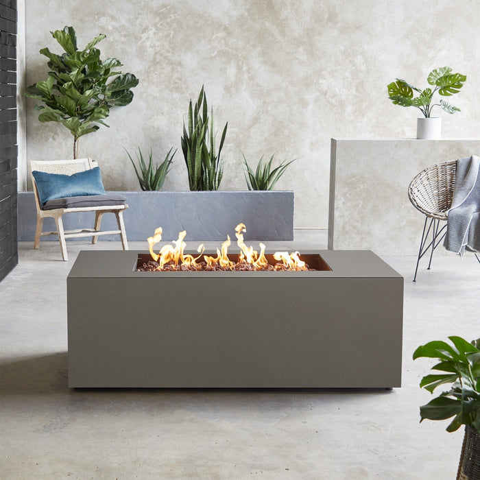Jensen Co Coden 58" Rectangle Chat Fire Table