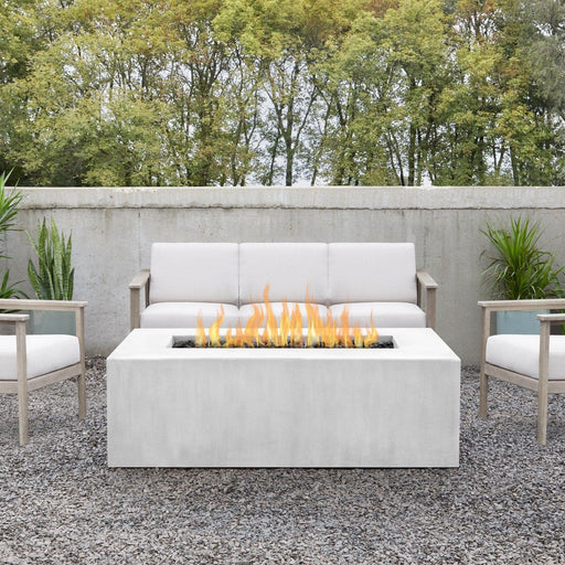 Jensen Co Estes Casual Rectangle Propane Fire Table