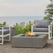 Jensen Co Estes Low Square Propane Fire Table