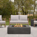 Jensen Co La Valle Low Square Propane Fire Table