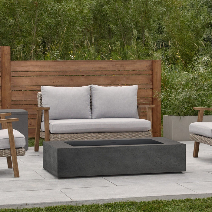 Jensen Co La Valle Rectangle Lid in Charcoal (1590LP)
