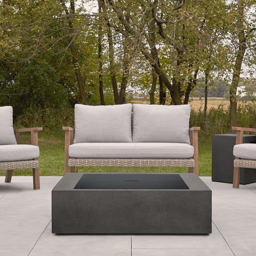 Jensen Co La Valle Square Lid in Smokestone (1592LP)