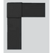 Monessen 42" Satin Black Contemporary Fireplace Front For Artisan Series Fireplace