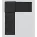 Monessen 48" Satin Black/Veined Copper Contemporary Fireplace Front For Artisan Series Fireplace