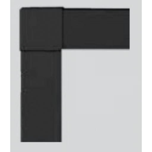 Monessen 60" Satin Black/Veined Copper Contemporary Fireplace Front For Artisan Series Fireplace