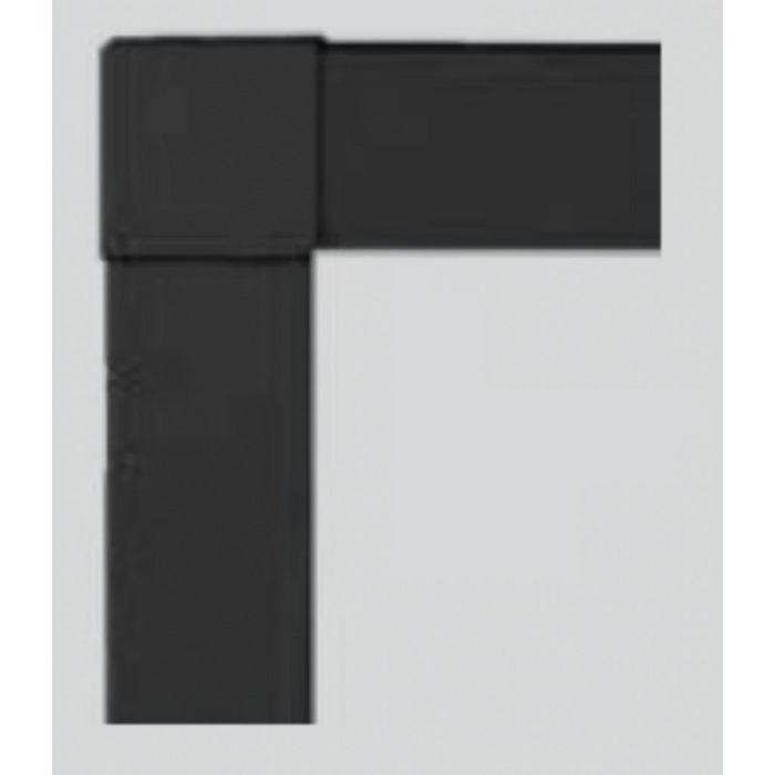 Monessen 60" Satin Black/Veined Copper Contemporary Fireplace Front For Artisan Series Fireplace