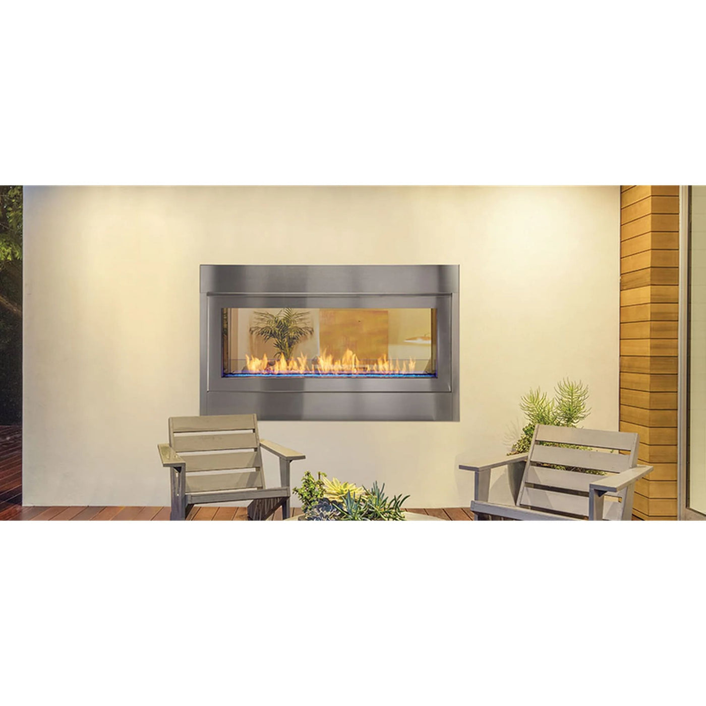 Monessen Artisan 48" Vent Free See-Through Linear Fireplace — Fyre Direct