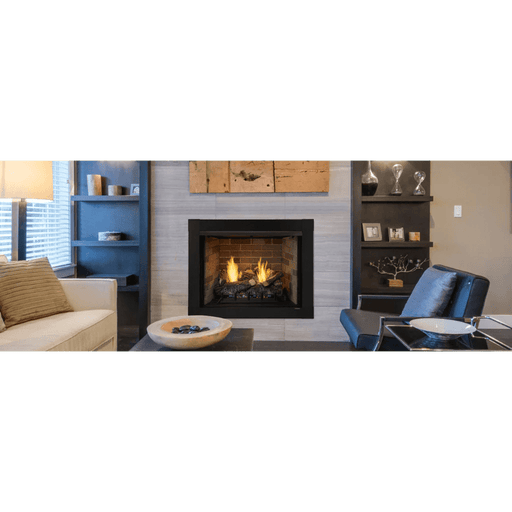 Monessen Attribute 42" Universal Circulating Vent Free Firebox With Radiant Face and Multitonal Gray Reversible Interior Panels