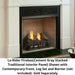 Monessen Lo-Rider 36" Clean Face Vent Free Gas Firebox With Multi-tonal Interior Panels