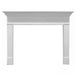 Monessen Select Series Wescott A 44" Primed MDF Flush Wood Mantel