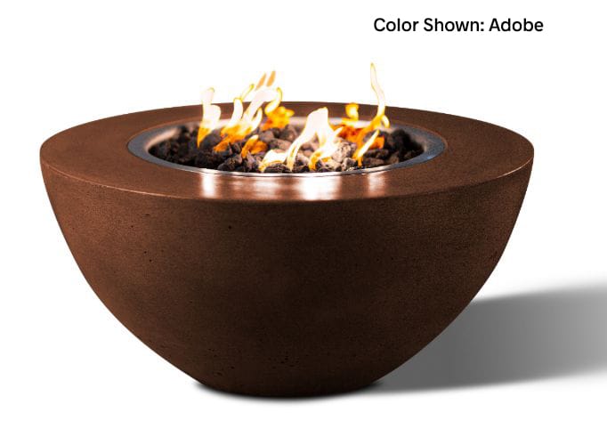 Slick Rock Concrete Oasis 34" Fire Bowl — Bowl Only - Adobe