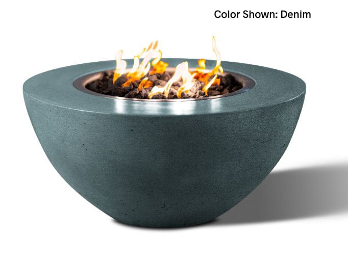 Slick Rock Concrete Oasis 34" Fire Bowl - Denim